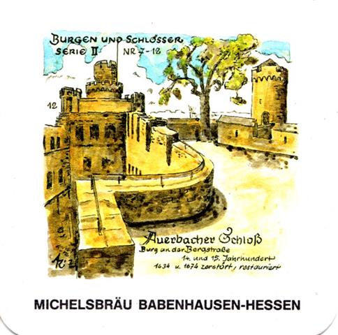 babenhausen of-he michels burgen II 6b (quad180-12 auerbacher schloss) 